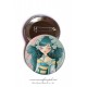 Badge 56 mm "Geisha Edelweiss"