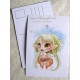 Carte d'art A6 "Lou Fairy"