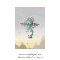Carte d'art A6 "Dragon"