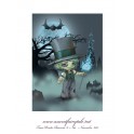 Carte d'art A6 "Gothique Zombi Boy"