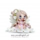 Figurine ange poupée polymère